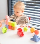  Klocki sensoryczne montessori 14 szt zestaw nie nabierają wody Tullo