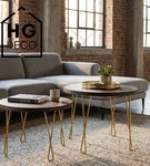 Metalowa noga twist hairpin do stolika kawowego dwa pręty noga złota DX40 cm