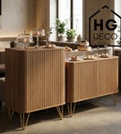 Metalowa noga hairpin do komody szafki RTV do pufy trzy pręty złota TL20 cm