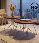 Noga meblowa metalowa noga do stolika kawowego FIN 40 cm złota