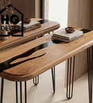 Metalowa noga hairpin legs do stołu biurka trzy pręty noga loftowa TL80 cm