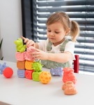  Klocki sensoryczne montessori 14 szt zestaw nie nabierają wody Tullo