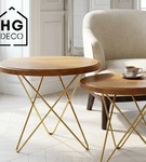 Stelaż noga do stolika kawowego STAR 50 cm złota