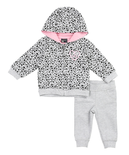Dres dziecięcy dla dziewczynki bluza + spodnie losan