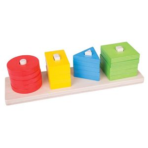 Sorter kształty i kolory BIGJIGS TOYS