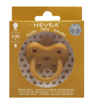 HEVEA  Smoczek okrągły 3-36m Turmeric