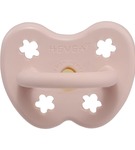 Ortodontyczny smoczek kauczukowy, 0-3 msc, Powder Pink Hevea