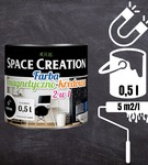 Farba magnetyczno-kredowa czarna 0,5 L Space Creation