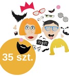 Naklejki do kąpieli śmieszne twarze buzie Barney & Buddy