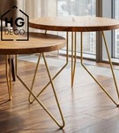 Noga meblowa metalowa noga do stolika kawowego FIN 40 cm złota