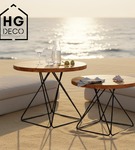 Stelaż noga do stolika kawowego DIAMOND 51 cm czarna