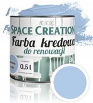 Farba kredowa do remontu obłędny szafir 0,5 L Space Creation