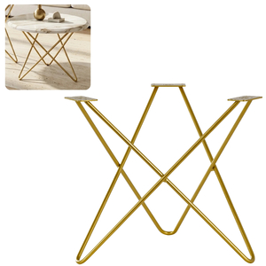 Stelaż noga do stolika kawowego STAR 40 cm złota