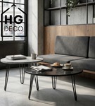 Metalowa noga hairpin legs do stolika kawowego trzy pręty noga loftowa TL50 cm