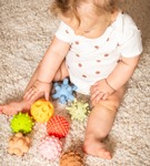 Zestaw piłeczek sensorycznych 8szt pasteloweTullo