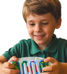 Zabawka sensoryczna z cieczą niebieska gniotek squishy Tullo