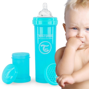 Butelka antykolkowa 330ml niebieska Twistshake