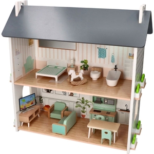 Drewniany domek dla lalek Adam Toys