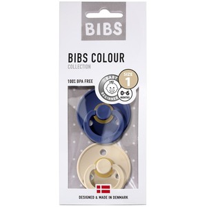 Smoczek Uspokajający Navy & Vanilla 2szt S Bibs