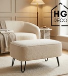 Metalowa noga do szafki / komody / pufy / czarna DP25 cm