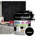 Farba do tablic kredowych czarna 1.0 L Space Creation