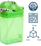 Bidon ze słomką dla dziecka Dinozaur T-rex