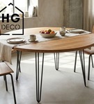 Metalowa noga hairpin legs do stołu biurka trzy pręty noga loftowa TL70 cm