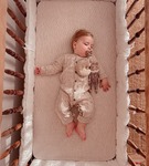 Smoczek okrągły 3-36m zestaw 2 sztuk Sand & Tan Beige Hevea Planet