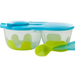 Lunchbox podwójny zielono-niebieski B.BOX