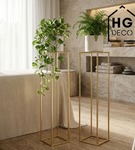 Kwietnik stojący metalowy stojak na kwiaty na jedną doniczkę PREMIUM 90 cm