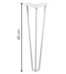 Noga meblowa Hairpin legs do stolika 40 cm HG DECO