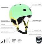 Kask XXS-S dla dzieci 1-5 lat Kiwi 2020 Scoot&Ride
