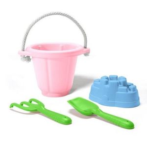 Zestaw zabawek do piasku różowy GREEN TOYS