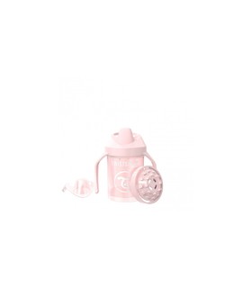 TWISTSHAKE Kubek niekapek z mikserem 230ml perłowo różowy