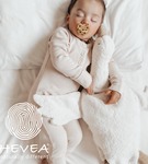 Smoczek okrągły 3-36m  zestaw 2 sztuki White & Sand Hevea