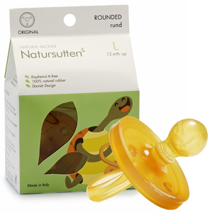 Smoczek kauczukowy hevea round L Natursutten