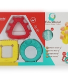 Zestaw gryzaków uspokajajaych geometryczne zwierzątka Mombella