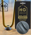 Podkładka ochronna szara 100 szt. z tworzywa pod nogi meblowe hairpin HGDECO