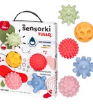 Zestaw piłeczek sensorycznych 5szt pastelowych Tullo