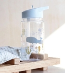Bidon z ustnikiem i zestawem naklejek ocean 450 ml