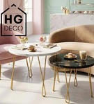 Metalowa noga twist hairpin do stolika kawowego dwa pręty noga złota DX40 cm