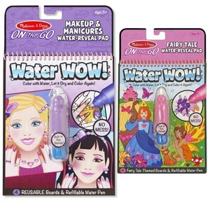 Zestaw kolorowanek wodnych dla dziewczynek wróżki i makijaże Melissa&Doug