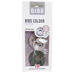BIBS Smoczek Uspokajający Sand &green hunter 2szt M