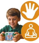 Zabawka sensoryczna z cieczą pomarańczowa Squishy gniotek Tullo