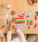 Mata podkładka na stół dla dzieci elf Boże Narodzenie ALLC