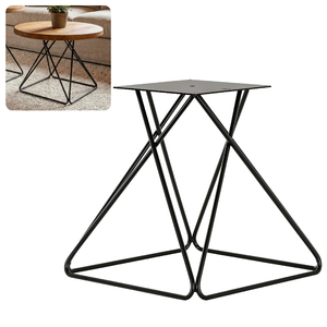 Stelaż noga do stolika kawowego DIAMOND 41 cm czarna