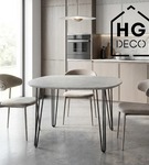 Metalowa noga hairpin legs do stołu biurka trzy pręty noga loftowa TL80 cm