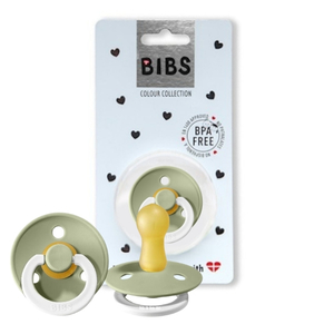 Bibs Smoczek uspokajający kauczukowy Sage Glow in Dark M