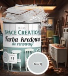 Farba remontowa kredowa szary 1,0 L Space Creation
