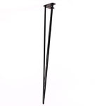 Noga do stołu metalowa hairpin trójnoga TL 70cm czarna